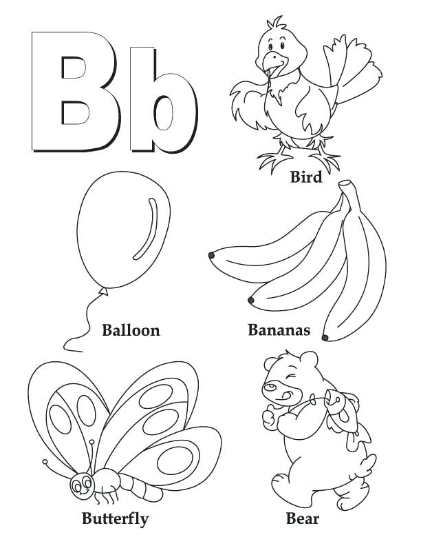 612x792 Alphabet Coloring Pages Preschool With My A To Z Coloring Book
