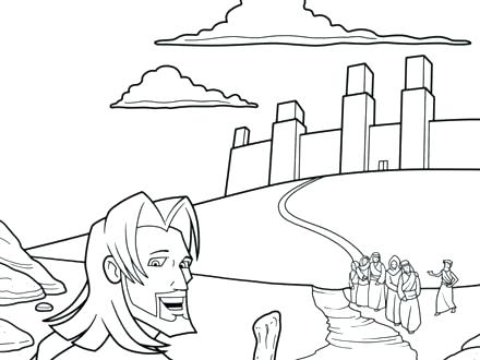 440x330 Zacchaeus Coloring Page Printable Coloring Pages In Coloring Book