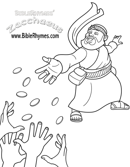 436x560 Zacchaeus Coloring Page Coloring Pages Zaccheus Free Printable