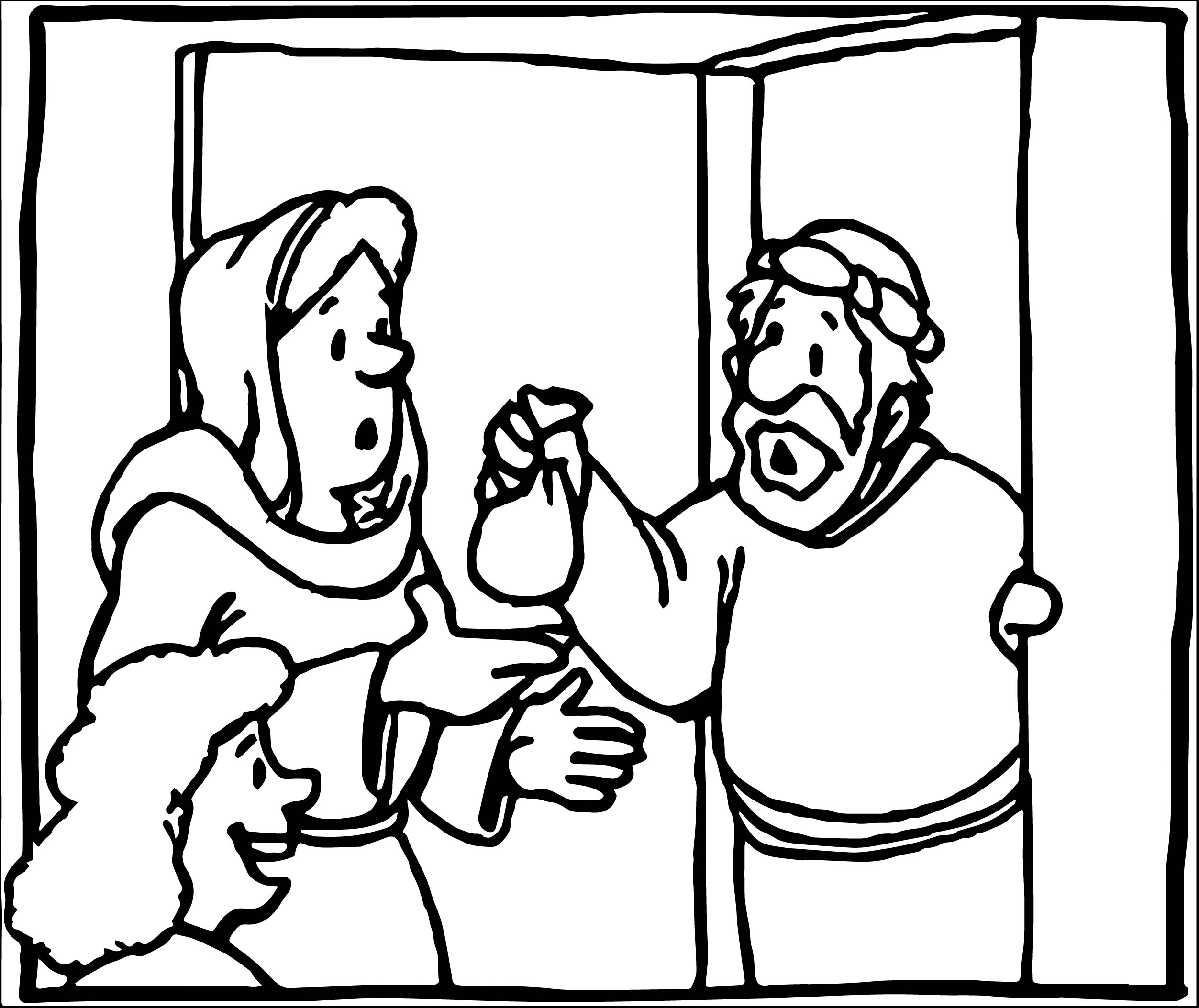 2506x2108 Zacchaeus Coloring Page Jesus Superb And Ribsvigyapan Pre K