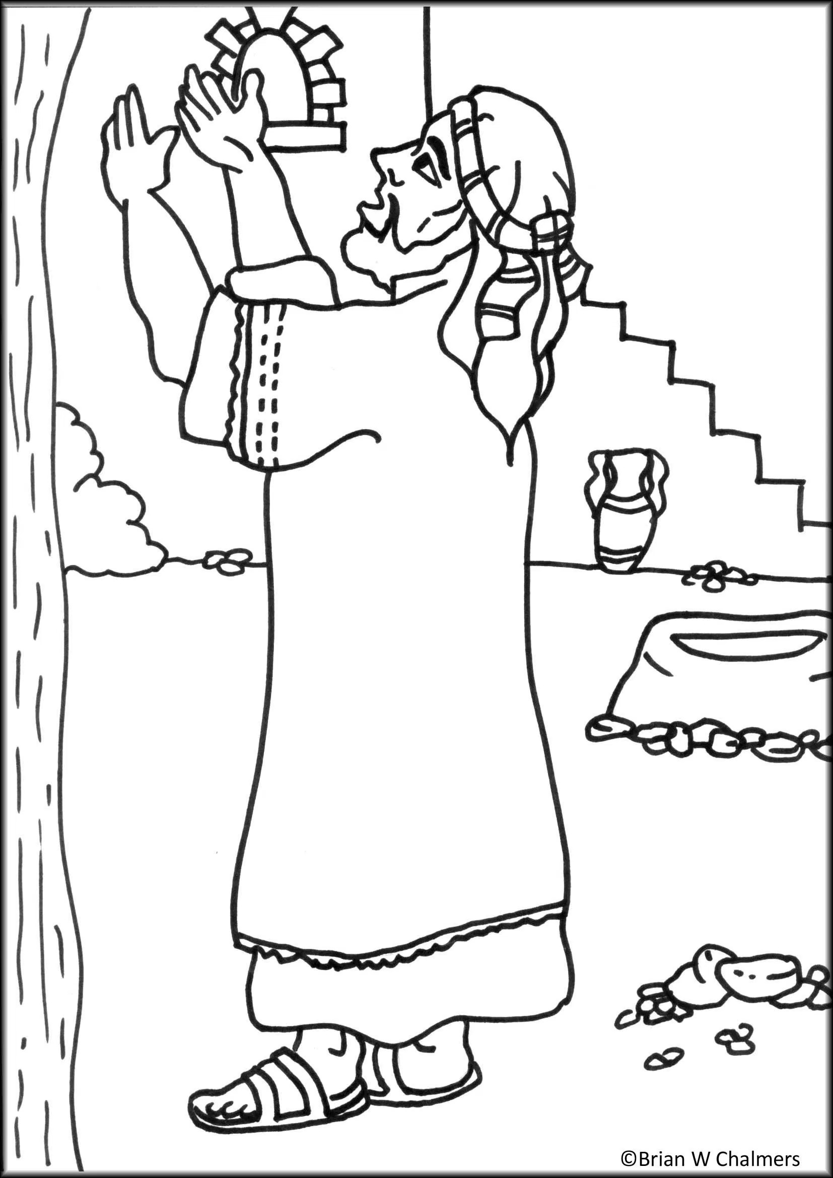 1654x2339 Coloring Pages Zaccheus Jesus And Zacchaeus Page