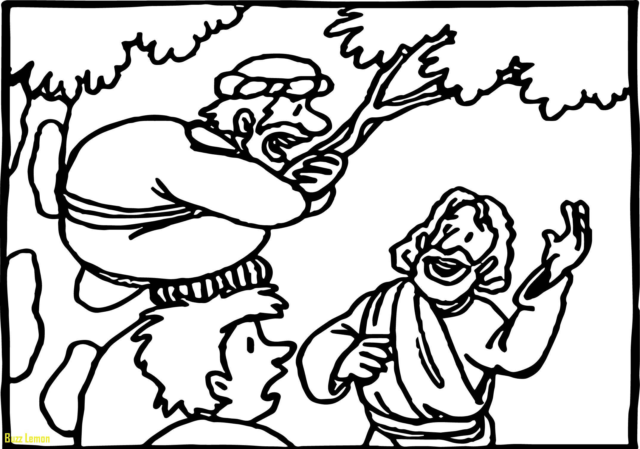 2147x1507 Luxury Coloring Page Zacchaeus Buzz Coloring