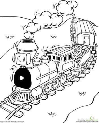 350x432 63 Best Trains Images On Train Coloring Pages
