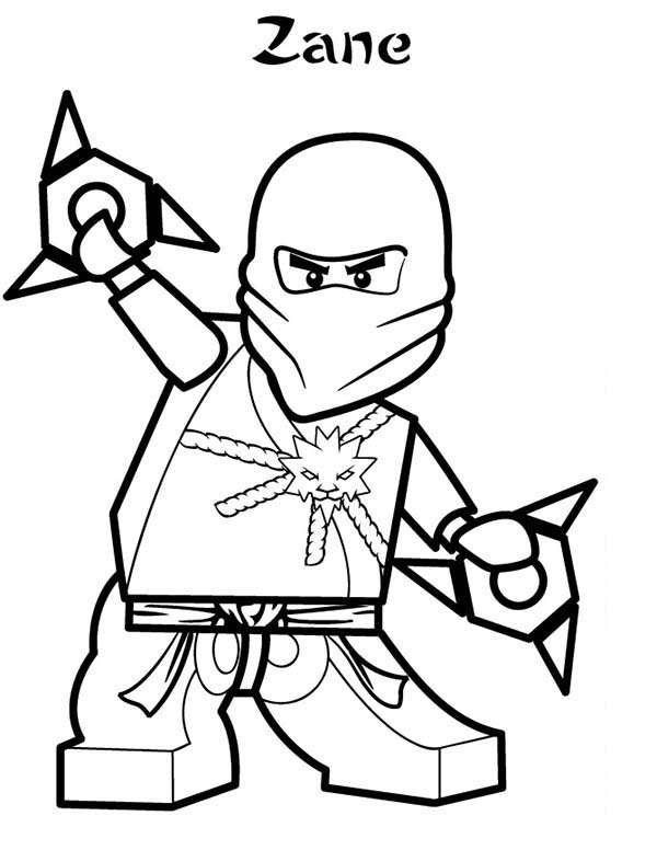 600x776 Lego Ninja Go Zane Coloring Pages Batch Coloring