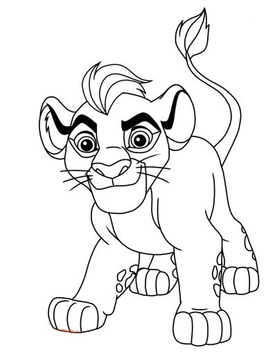 Zazu Coloring Pages