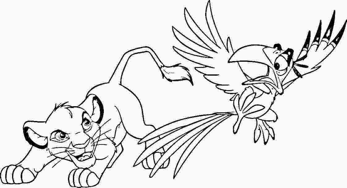 1123x609 Simba Coloring Page Picture Super Pictures Coloring Pages