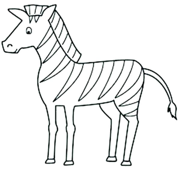 600x564 Cute Zebra Coloring Pages Cute Zebra Animal Coloring Pages