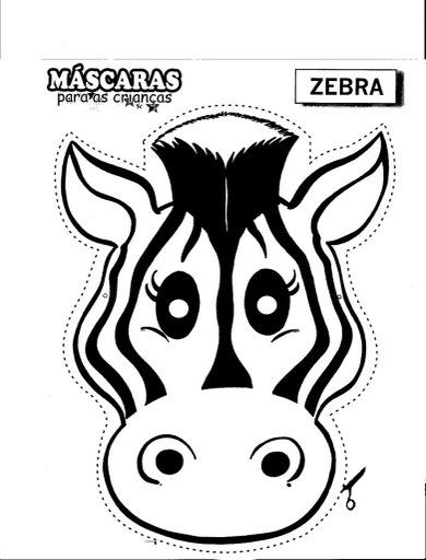390x512 Zebra Mask Free Coloring Pages Girl Scout Daisies 3 Cheers