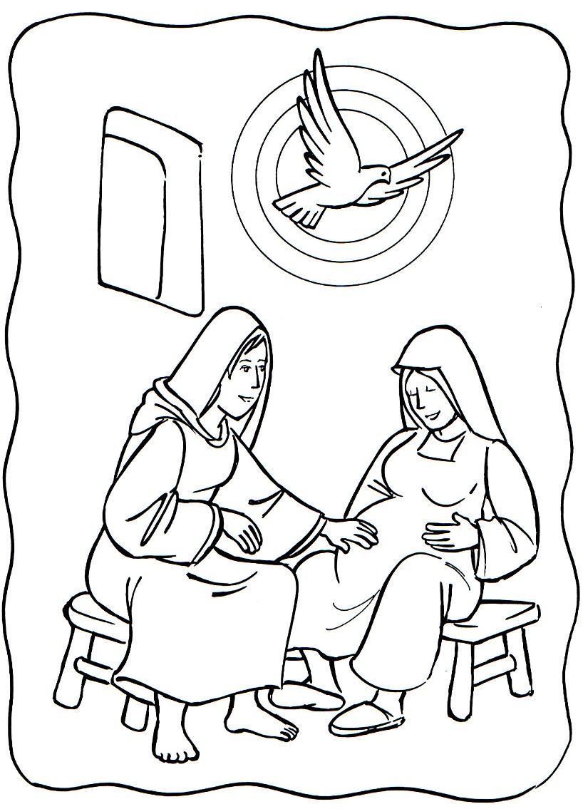 818x1135 Coloring Pages Zechariah And Elizabeth Coloring Page Fun