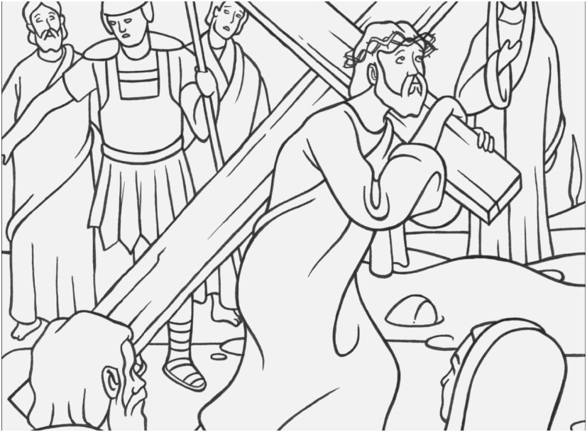 827x609 Jesus Feeds 5000 Coloring Page Portraits Shocking Climb Tree