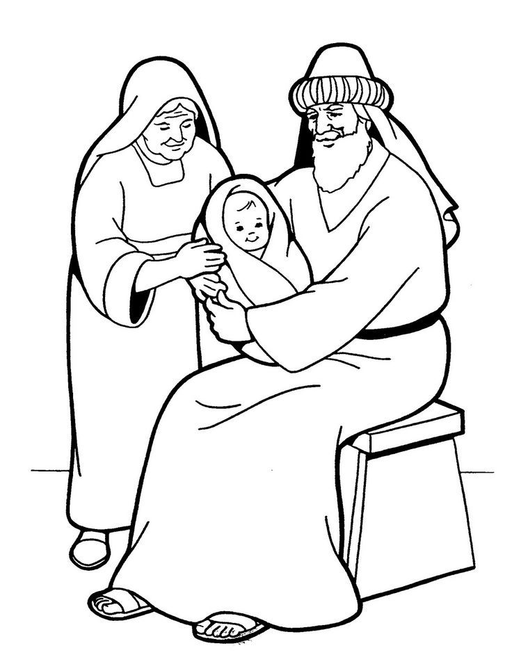 736x955 Zechariah And Elizabeth Coloring Page Coloring Pages