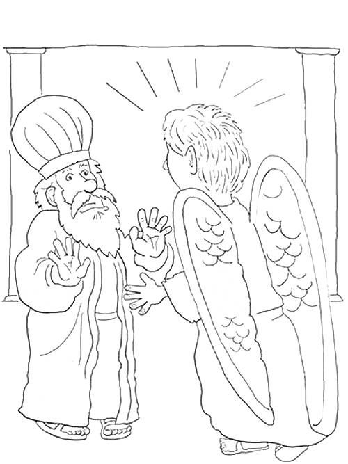 500x667 Zechariah Gabriel1.jpg Pixels Sunday School