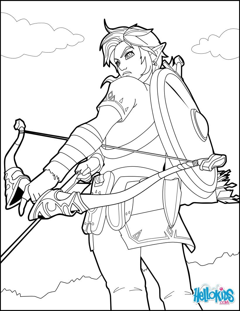 820x1060 Shocking Legend Of Zelda Coloring Pages Robertjhastingsnet Link