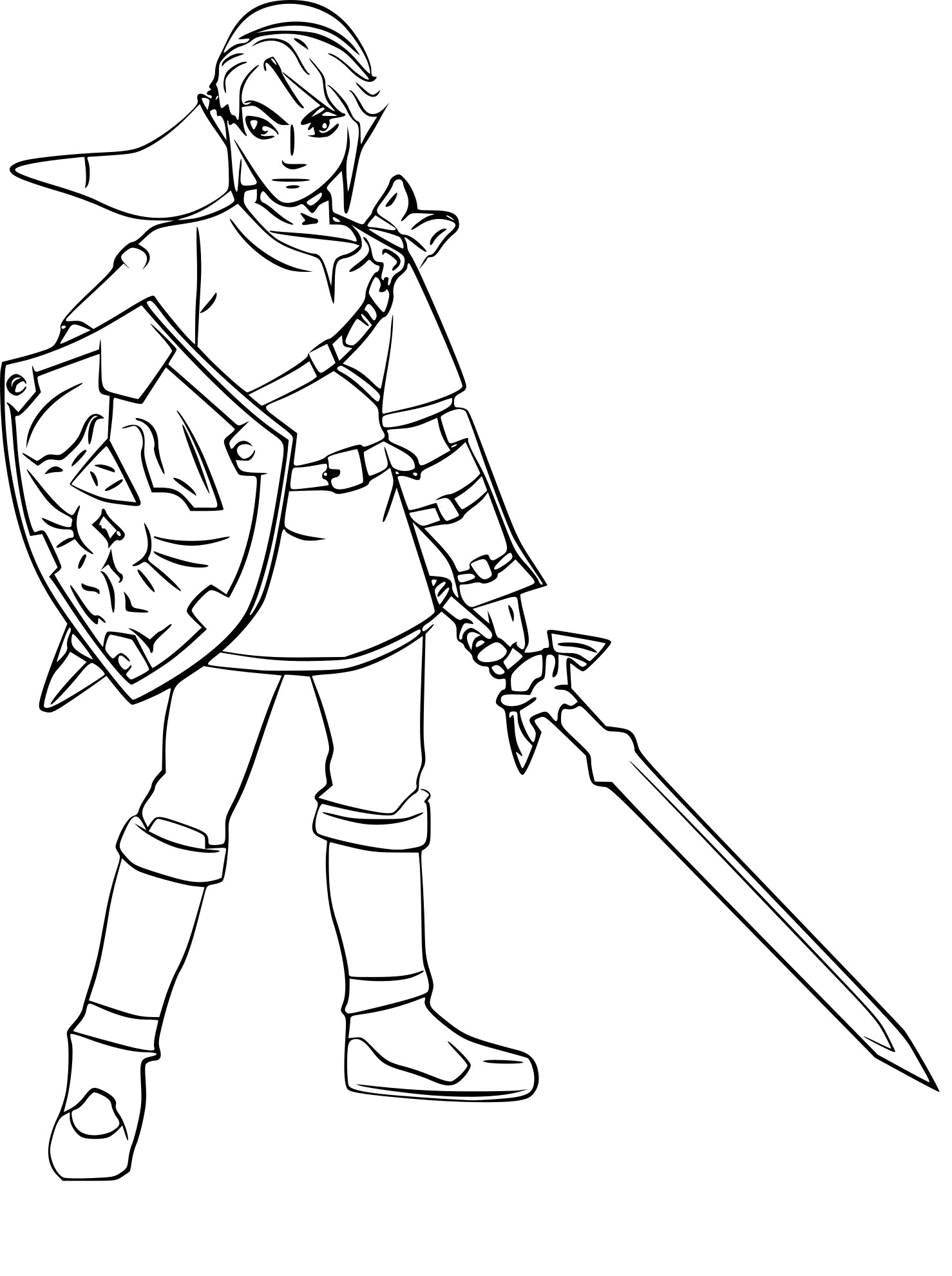 1478x1981 Link Coloring Pages Printable