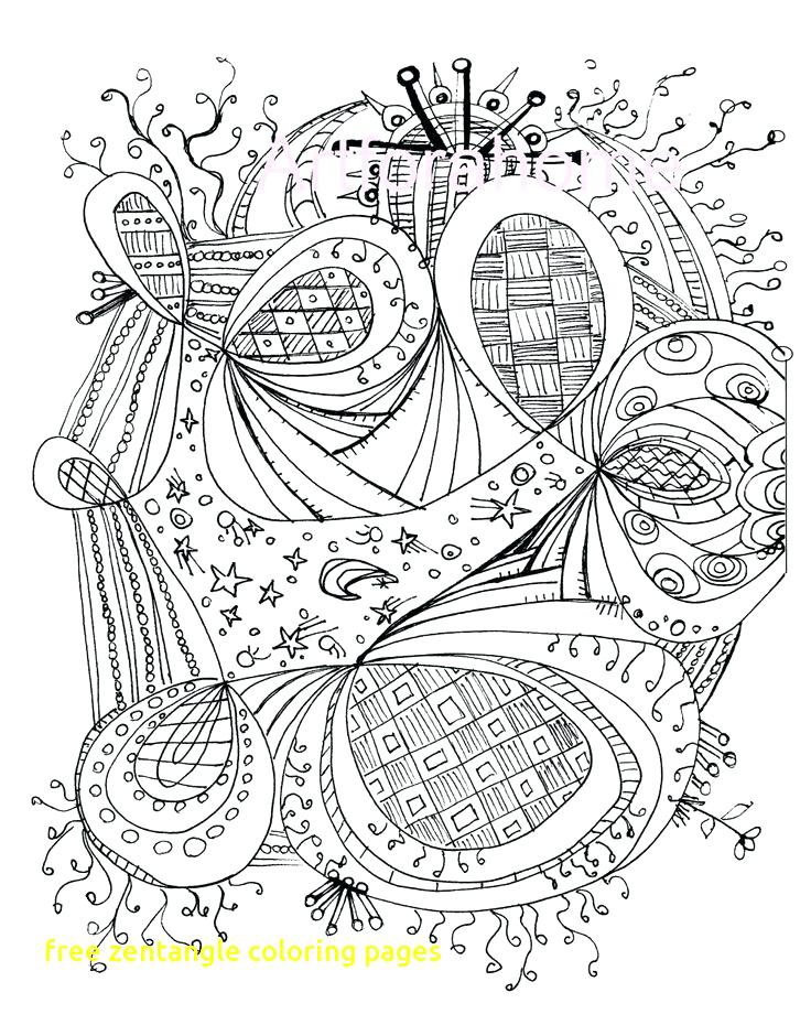 736x920 Printable Zentangle Coloring Pages Pdf