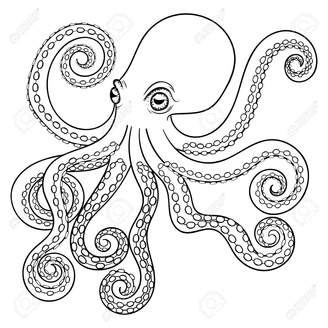 1300x1300 Zentangle Sea Animal Coloring Pages Collection Best Image To Color