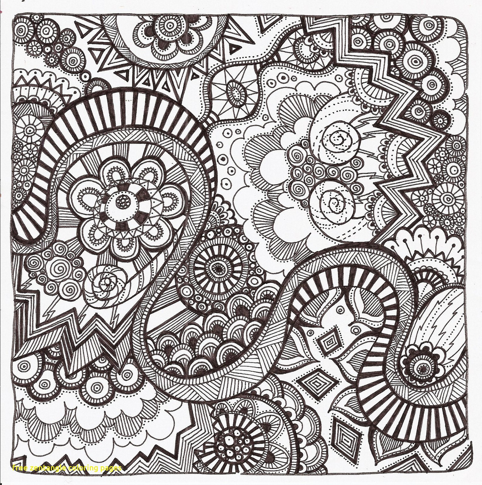 1588x1600 Free Zentangle Animal Coloring Pages Archives