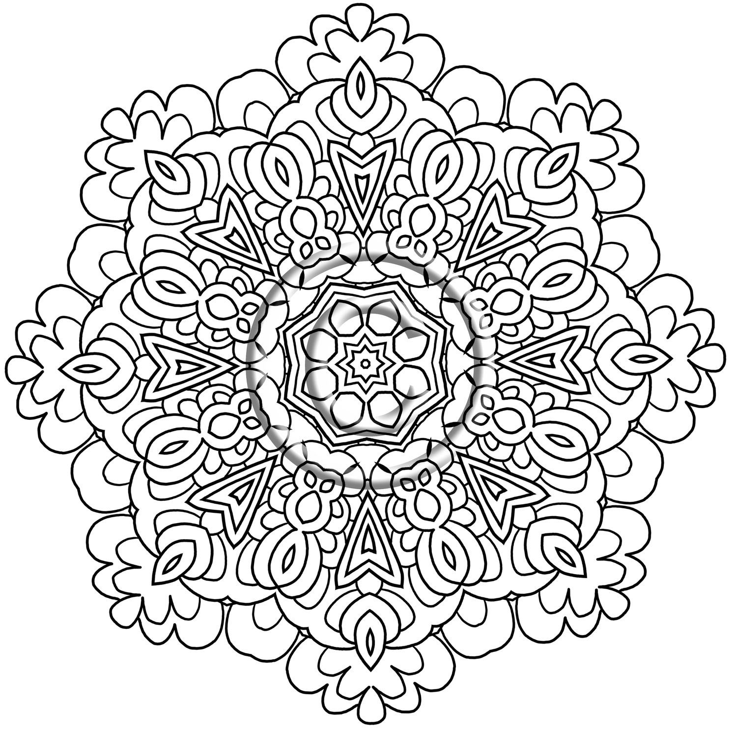 1500x1487 Coloring Intricate Mandala Pages Regarding Prepare 8