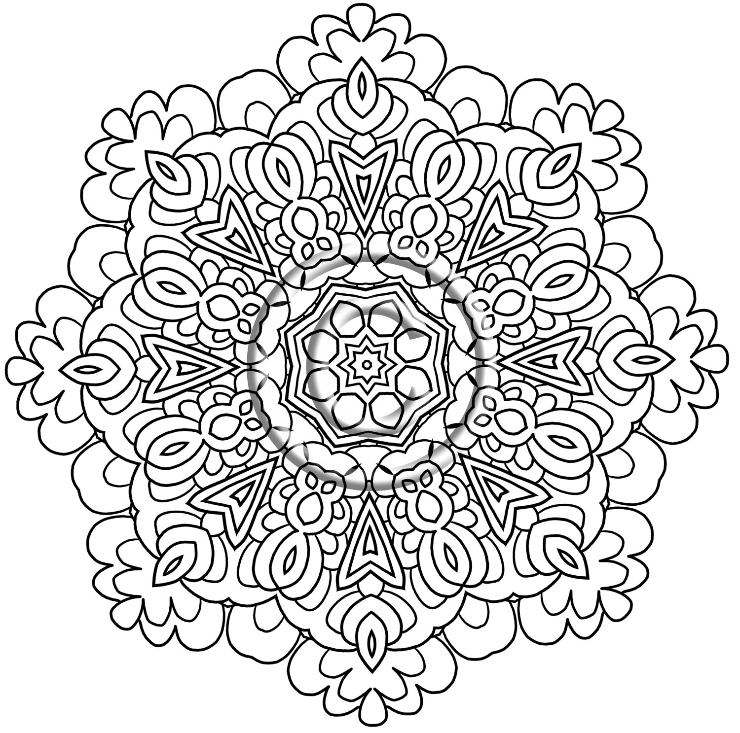Zentangle Coloring Pages To Print