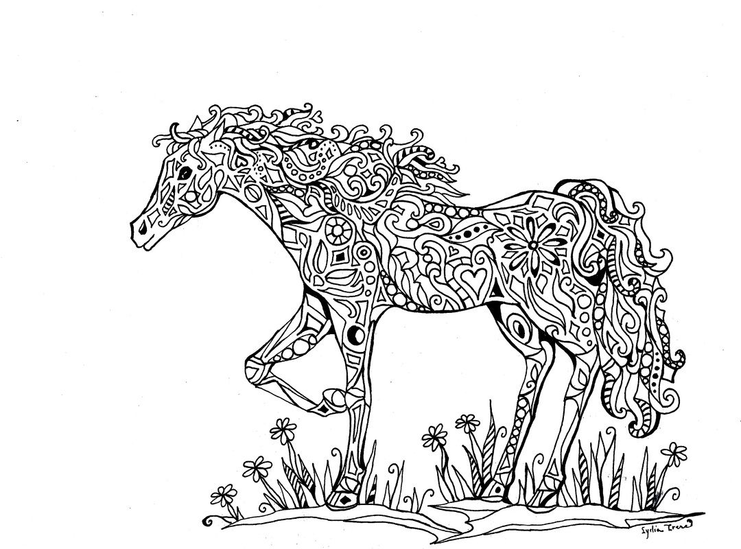 1080x800 Intricate Coloring Pages For Adults Announcing Vidonya On Etsy