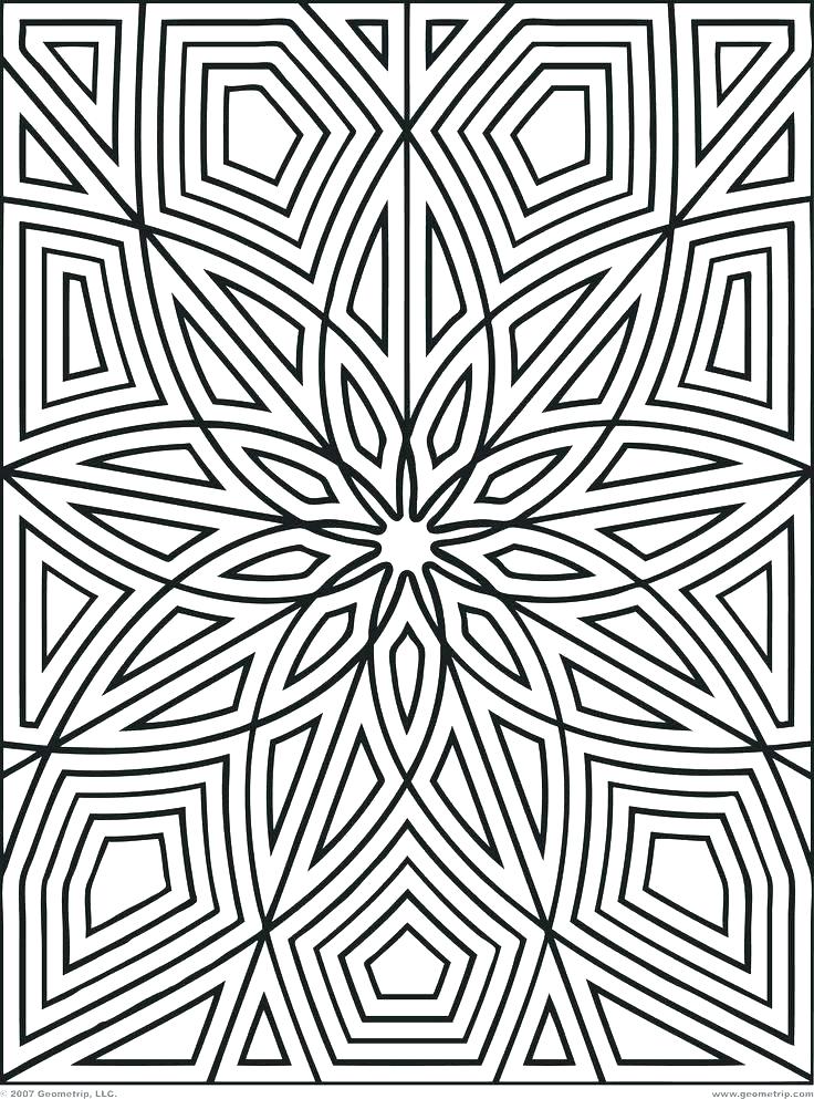 736x993 Patterns Coloring Pages Cool Pattern Coloring Pages Geometric