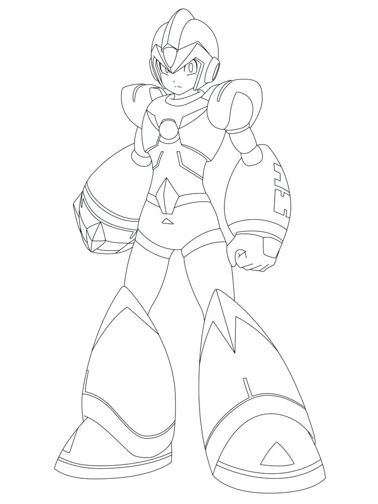 750x1000 Mega Man Coloring Pages Coloring Sketch Zero Coloring Page Mega