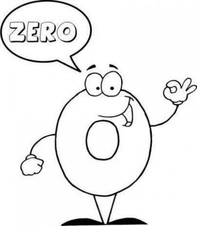 404x465 Number 0 Says Zero Coloring Page Free Printable Coloring