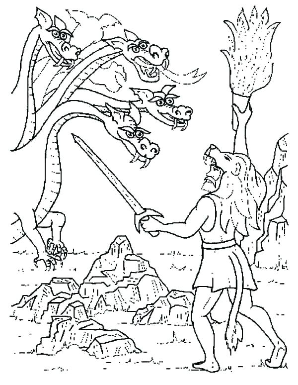 Zeus Coloring Page