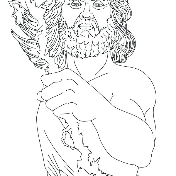 600x600 Zeus Coloring Page Simple Coloring Page Statue Of Real Steel Zeus
