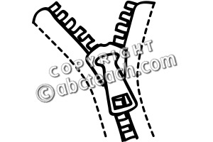 300x200 Zipper Clip Art Black And White