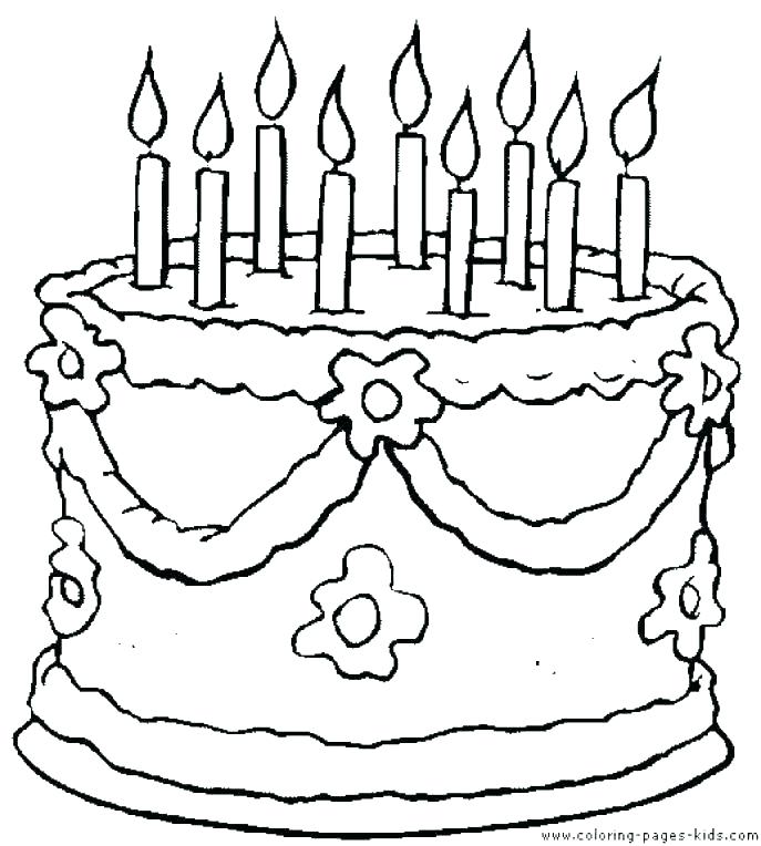 687x764 Zoey 101 Coloring Pages Coloring Pages Coloring Page Birthday Cake