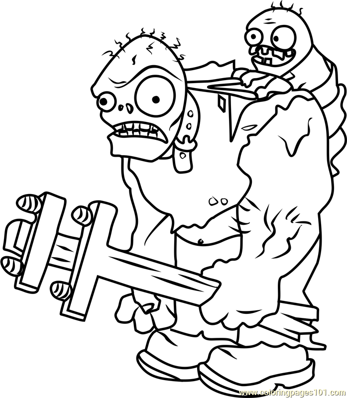 697x800 Plants Vs Zombies Coloring Pages 8 Coloring Pages For Kids