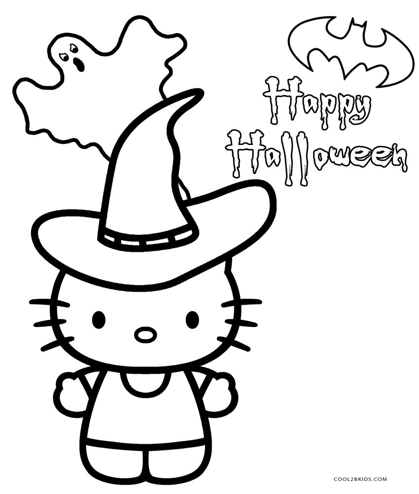 850x1002 Hello Kitty Halloween Coloring Pages Zombie Page Free Printable