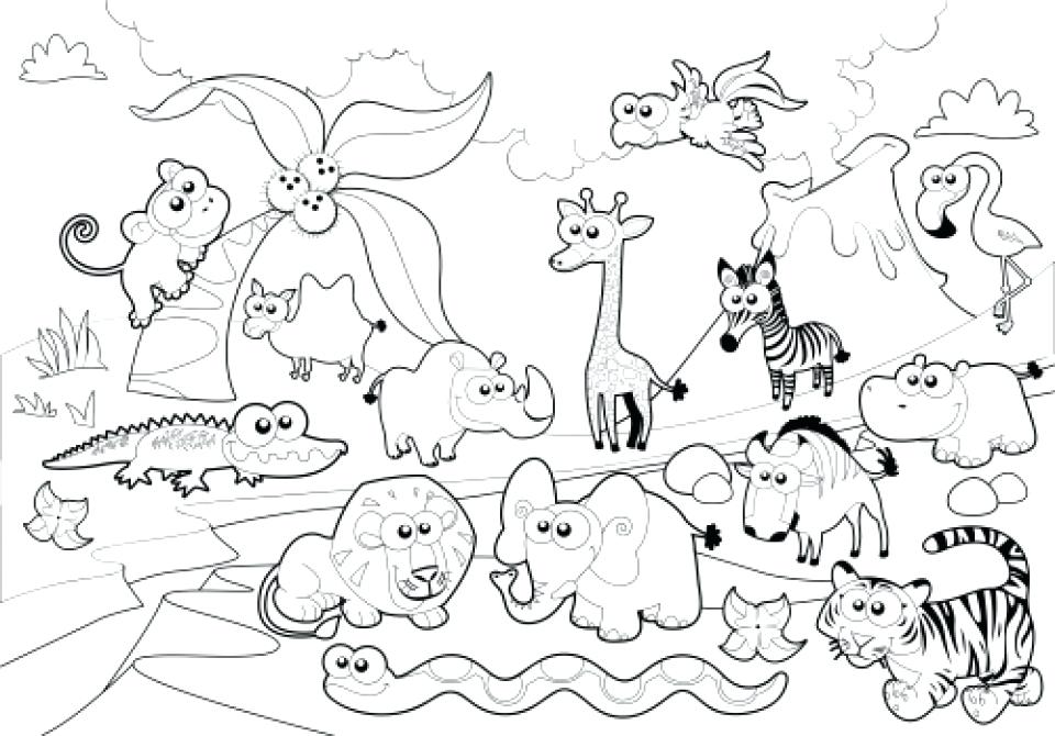 960x670 Zoo Coloring Sheets Coloring Page
