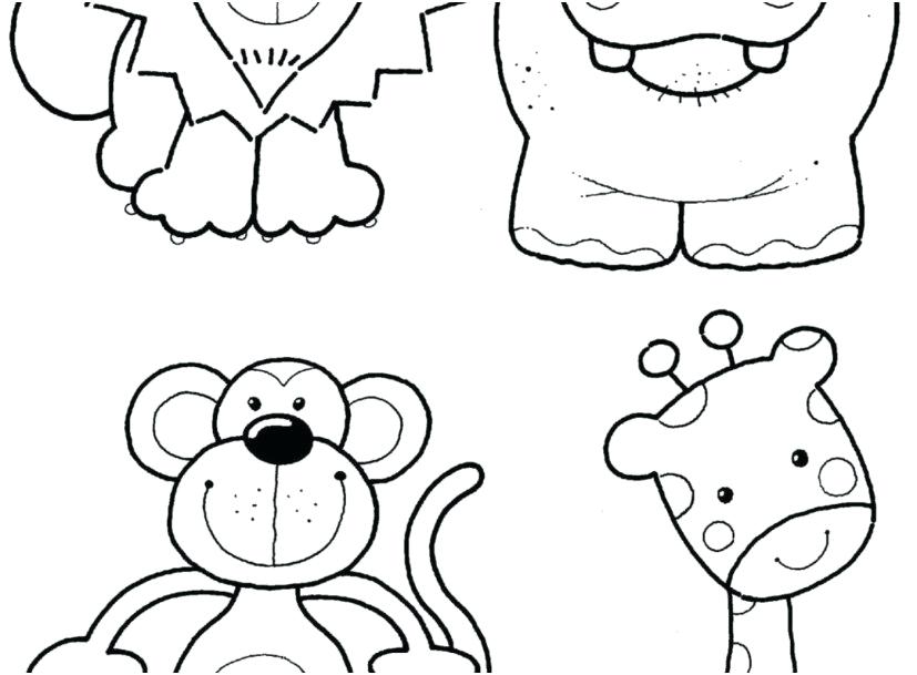 827x609 Animal Coloring Pages That Are Printable Difficult Animals