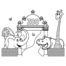 230x230 Top 25 Free Printable Zoo Coloring Pages Online