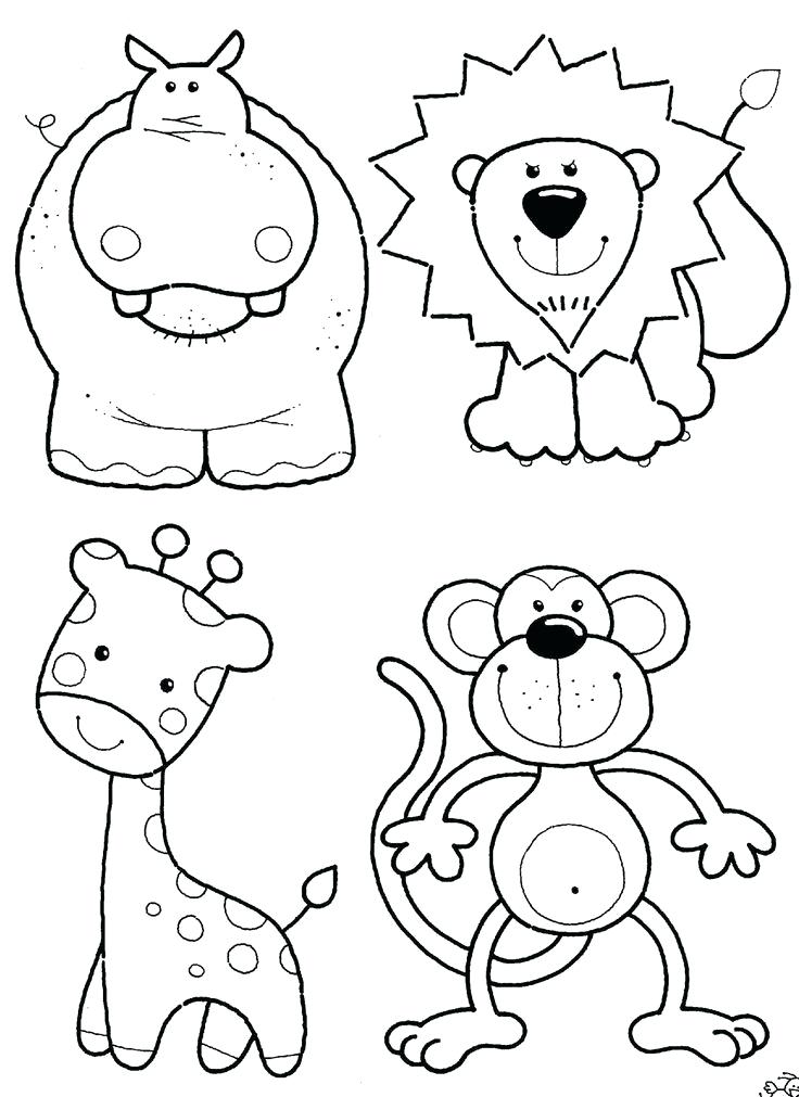 736x1011 Coloring Pages Of Zoo Animals For Preschool Coloring Pages Baby
