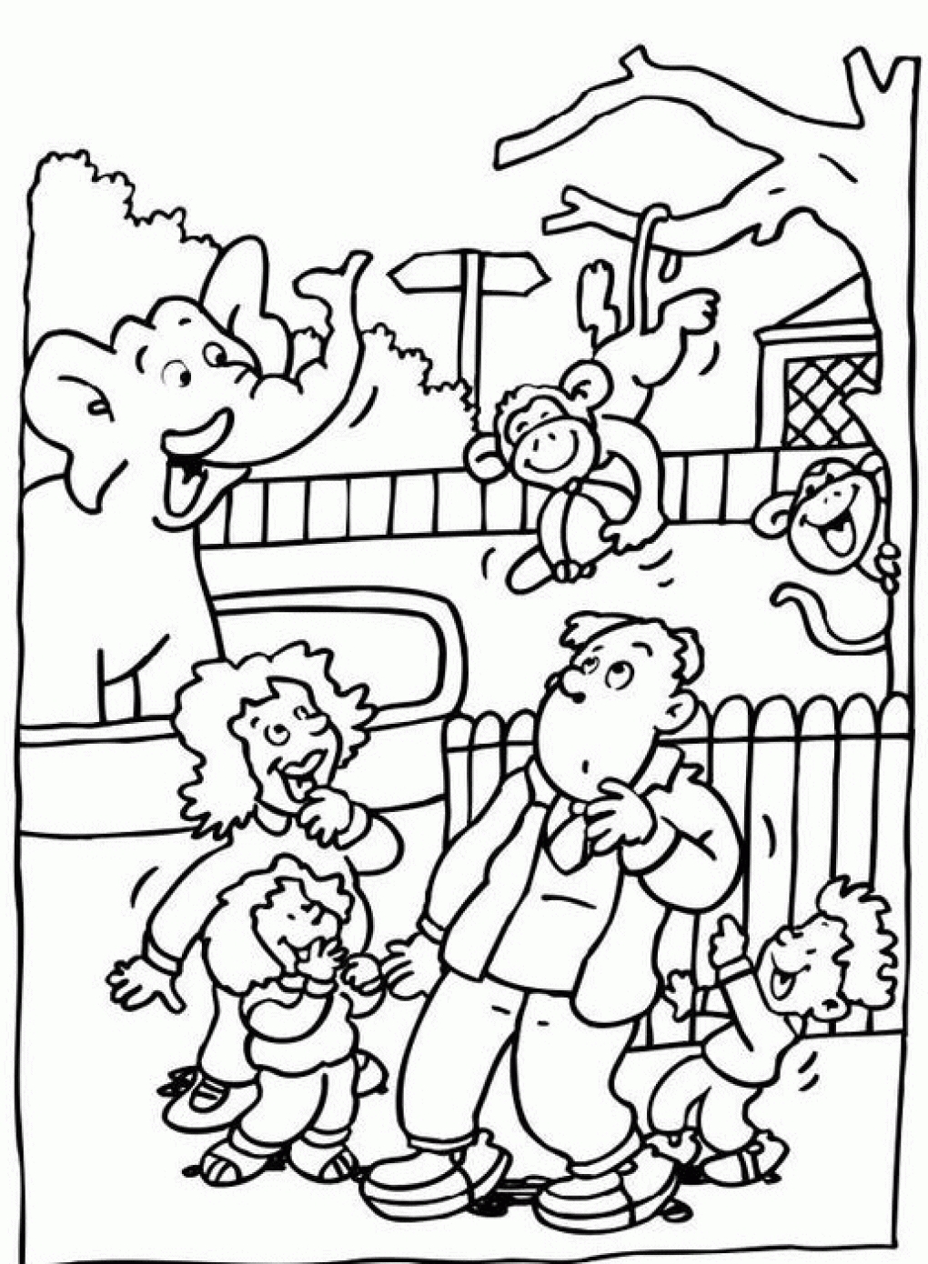 1020x1390 Zoo Coloring Pages And Activities Macaw Picture Coloring Sheets