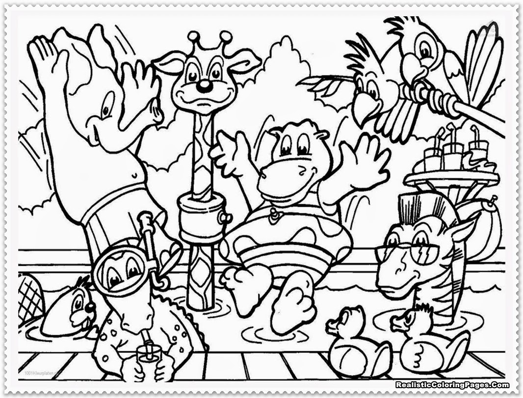 1066x810 Zoo Coloring Pages To Print