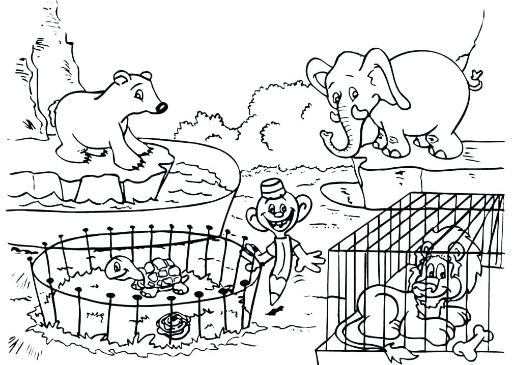 1008x718 Preschool Zoo Coloring Pages Animal Boogie Coloring Pages