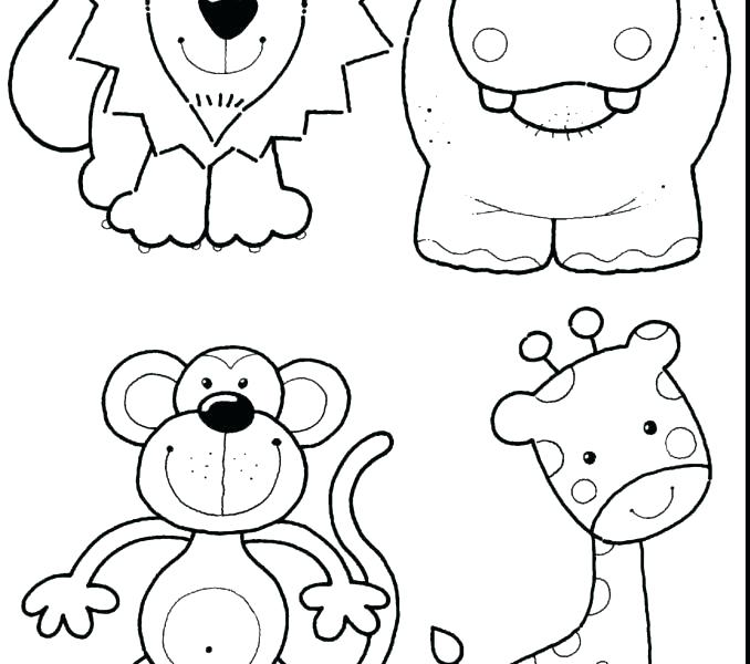 678x600 Zoo Coloring Pages