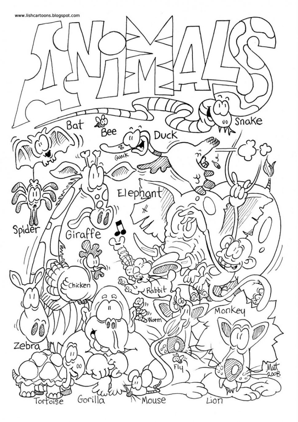 970x1373 Printable Pictures Of Zoo Animals