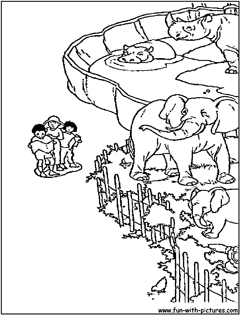 800x1050 Zoo Coloring Pages Animals Full Page Animal Suzy's Zoobles