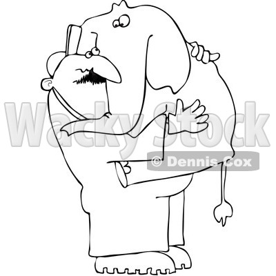 400x400 Zookeeper Coloring Page