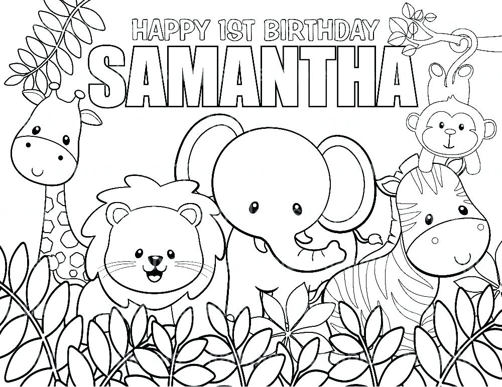 1000x772 Safari Coloring Pages Zoom African Safari Coloring Sheets