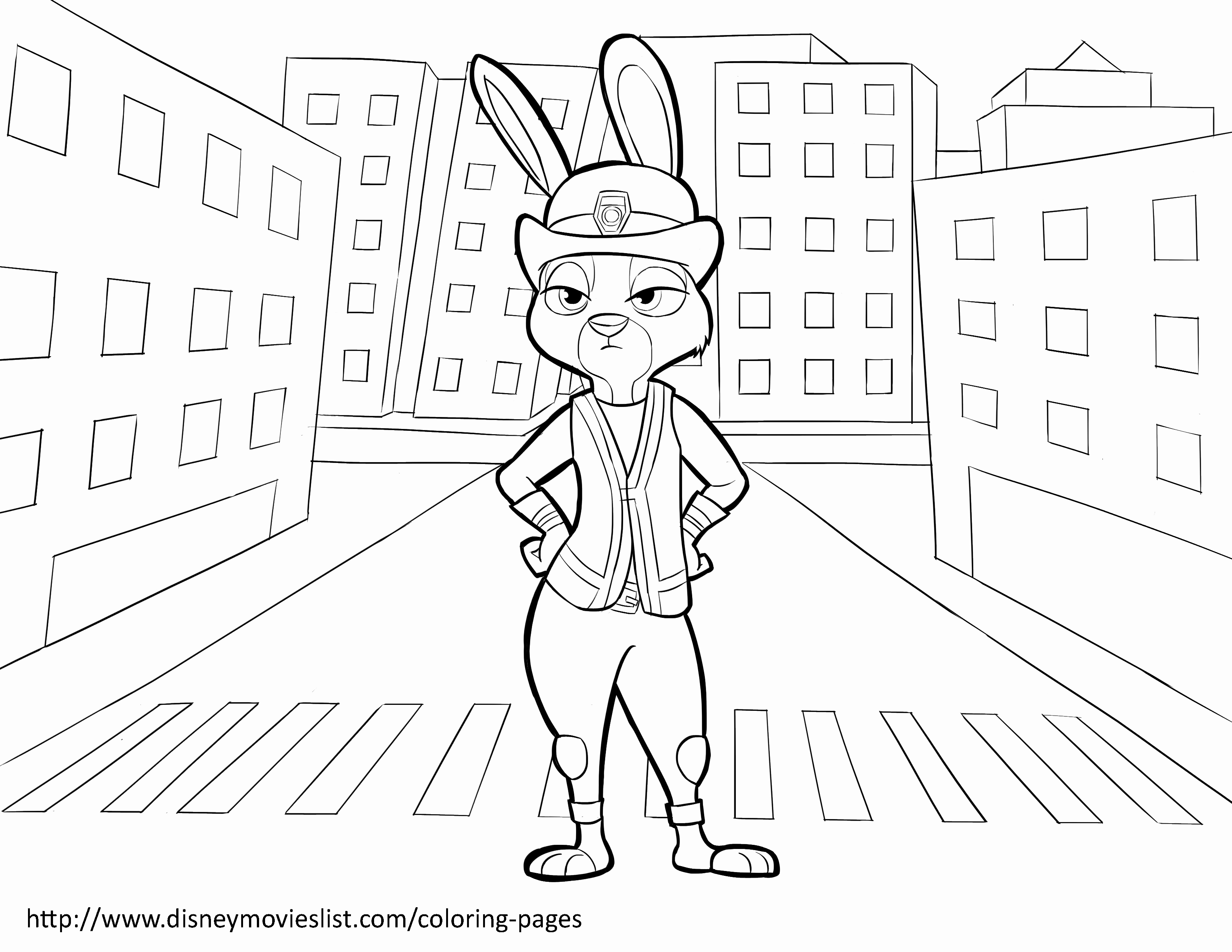 3300x2550 Hello Kids Coloring Pages Beautiful Judy Hopps From Zootopia