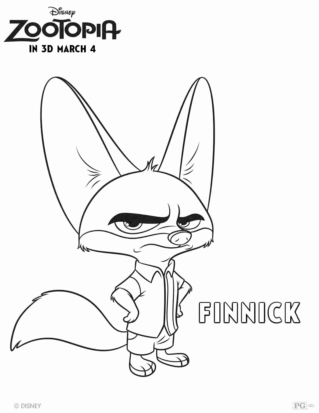 1275x1650 March Coloring Pages Inspirational Zootopia Coloring Pages