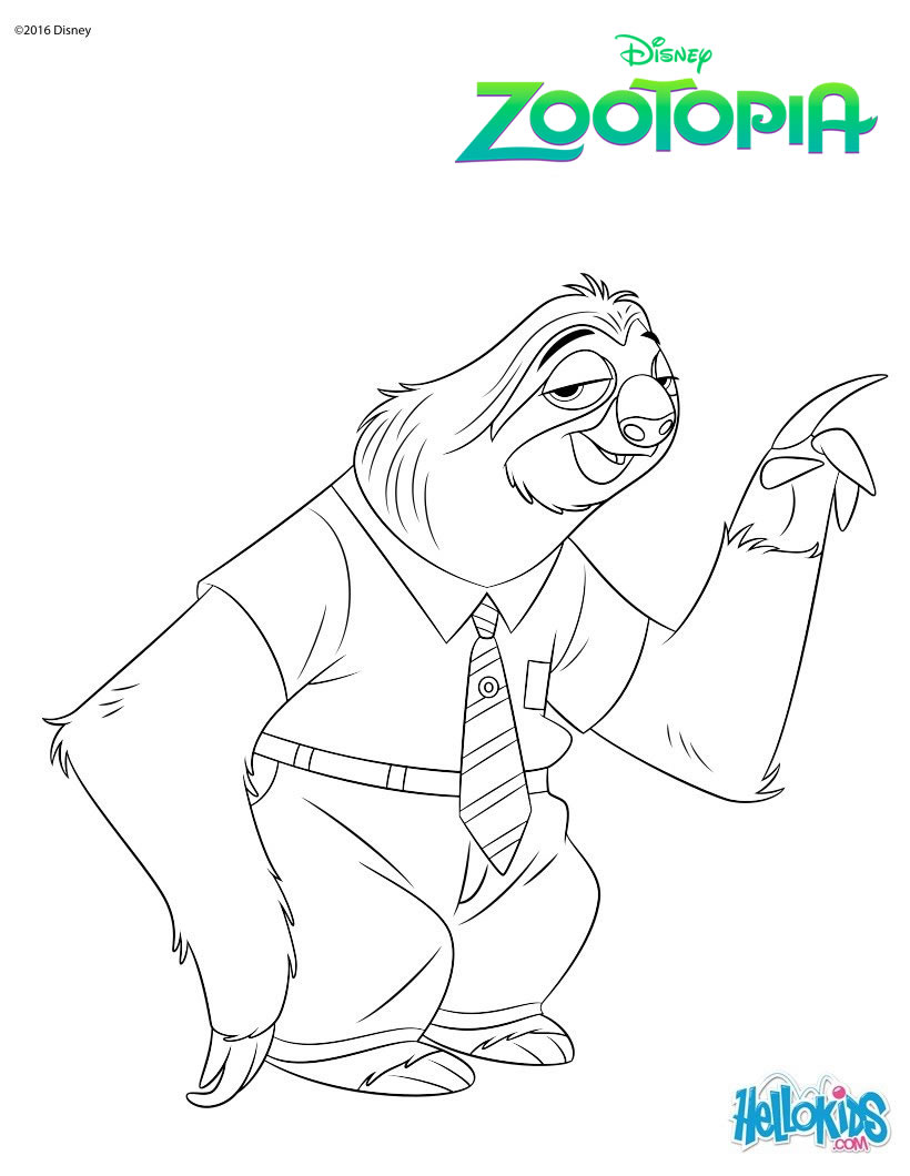 820x1060 Zootopia Coloring Pages Finnick For Kids Free Printable Animals