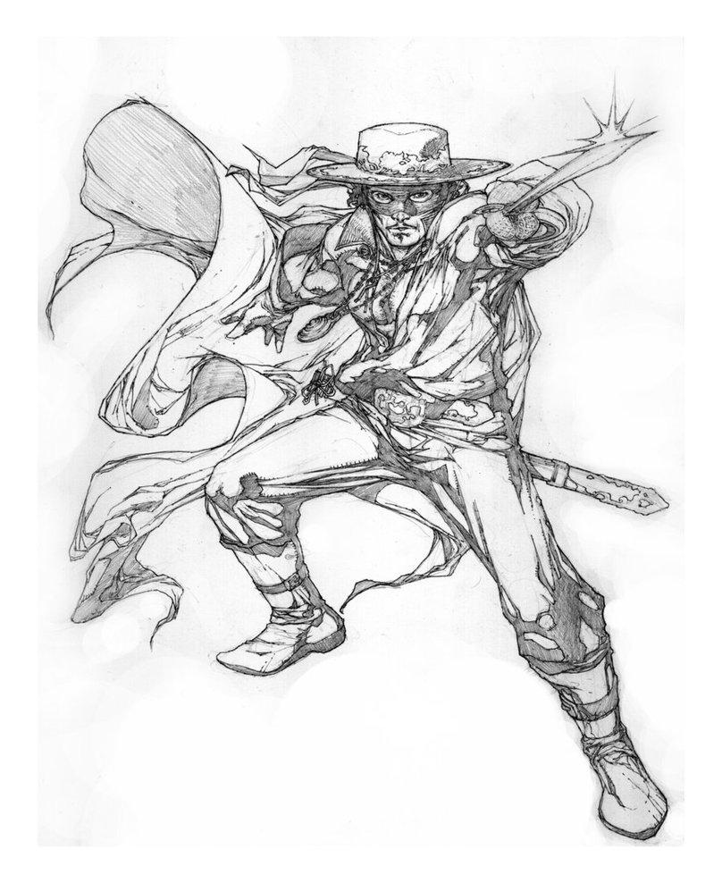 808x988 Zorro Coloring Pages 11