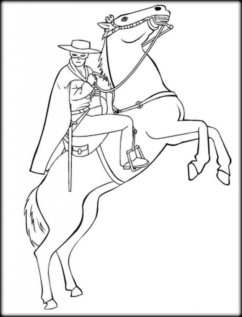 783x1024 Coloring Pages Zorro Coloring Page Fun